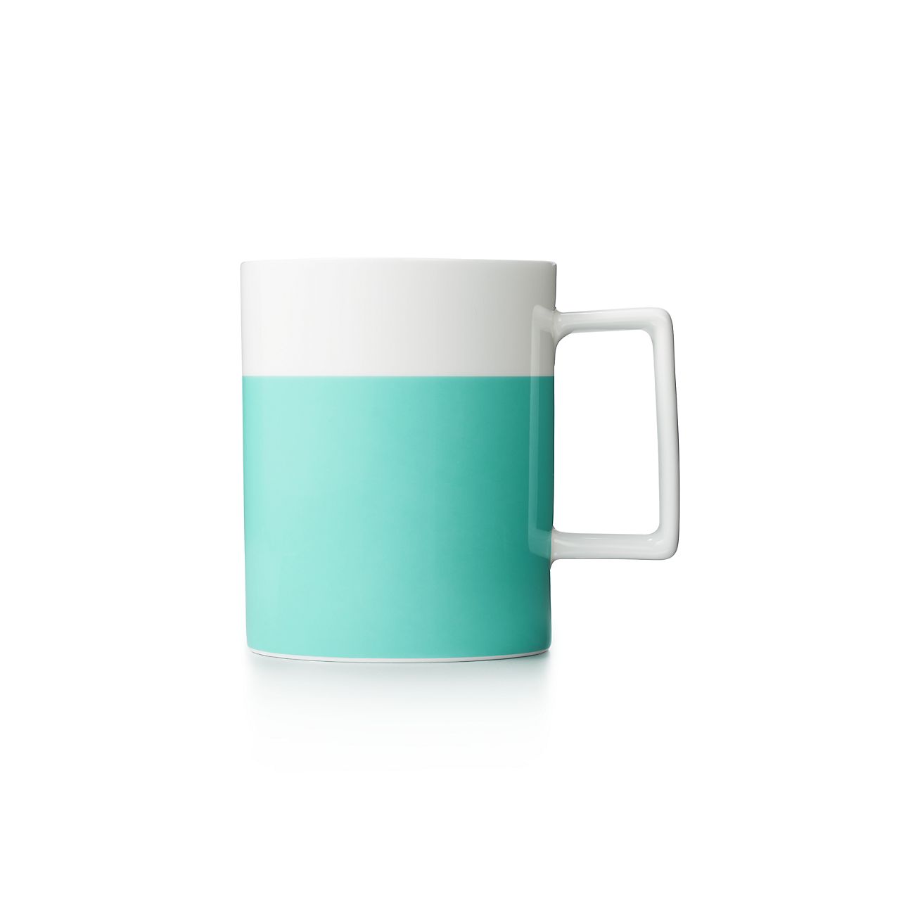 Color Block mug in bone china 