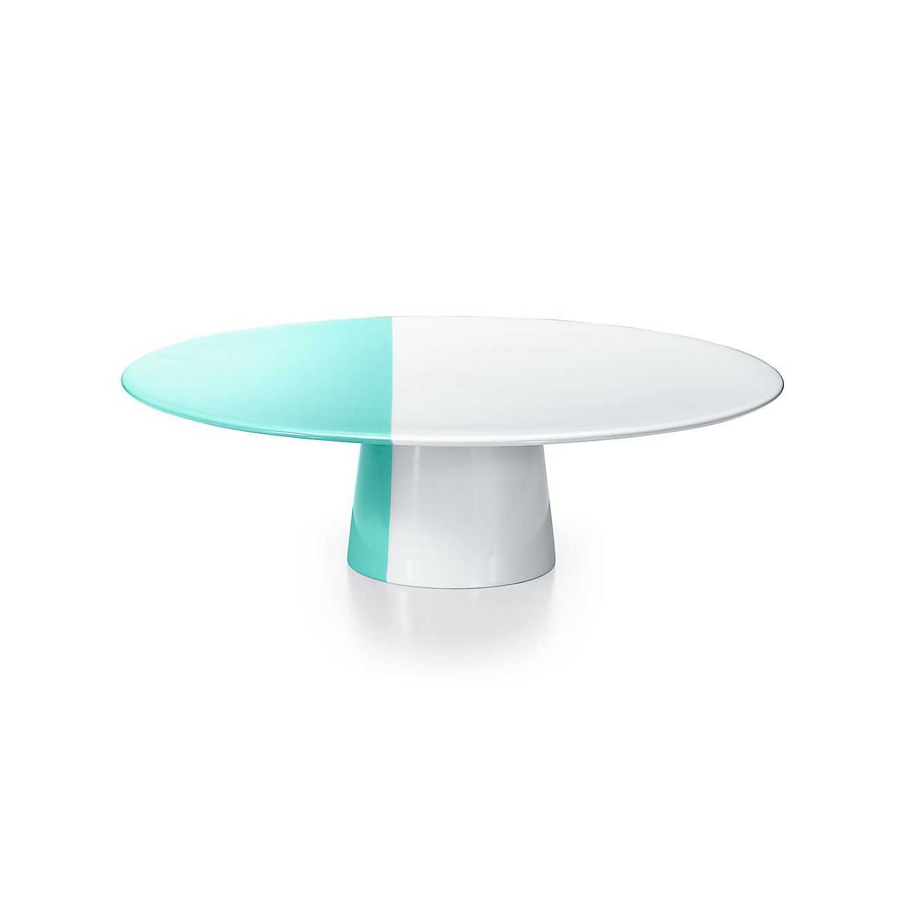 Presentoir A Gateau Color Block En Porcelaine Tiffany Co