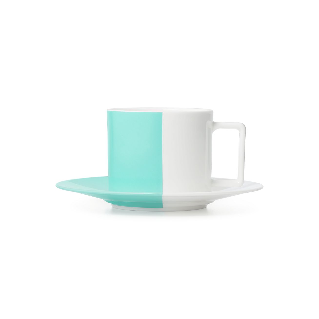 Mini Teacup Charm - Blue - Set of 5