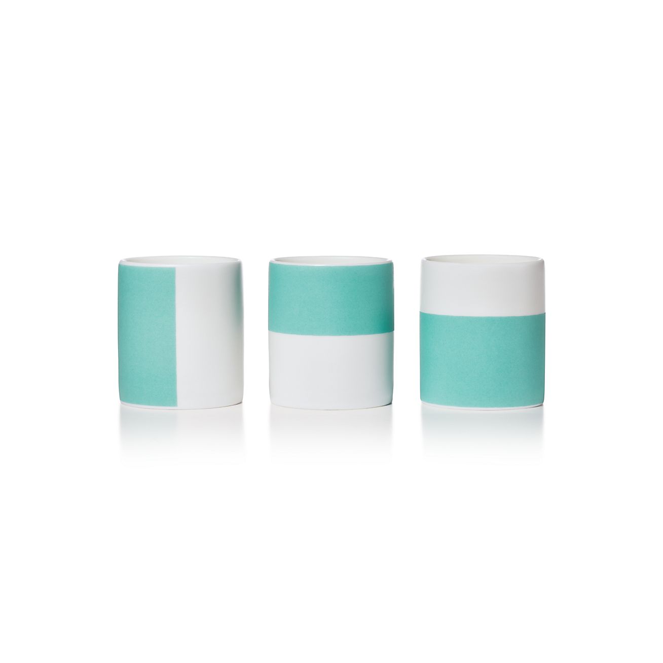 Color Block travel candles in bone 