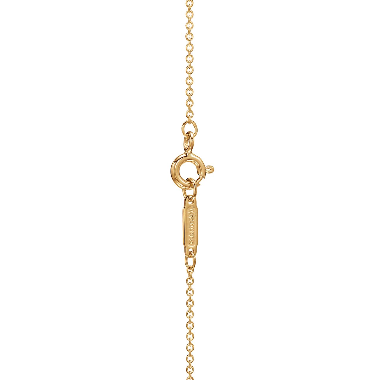 Tiffany gold deals cross necklace