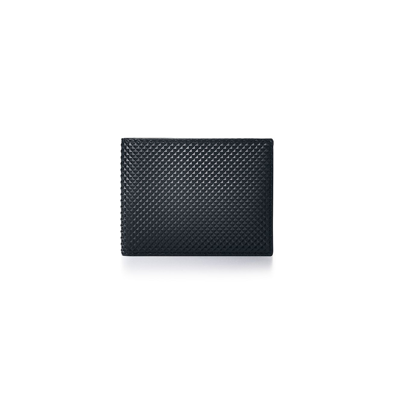 Diamond Point bifold wallet in black 