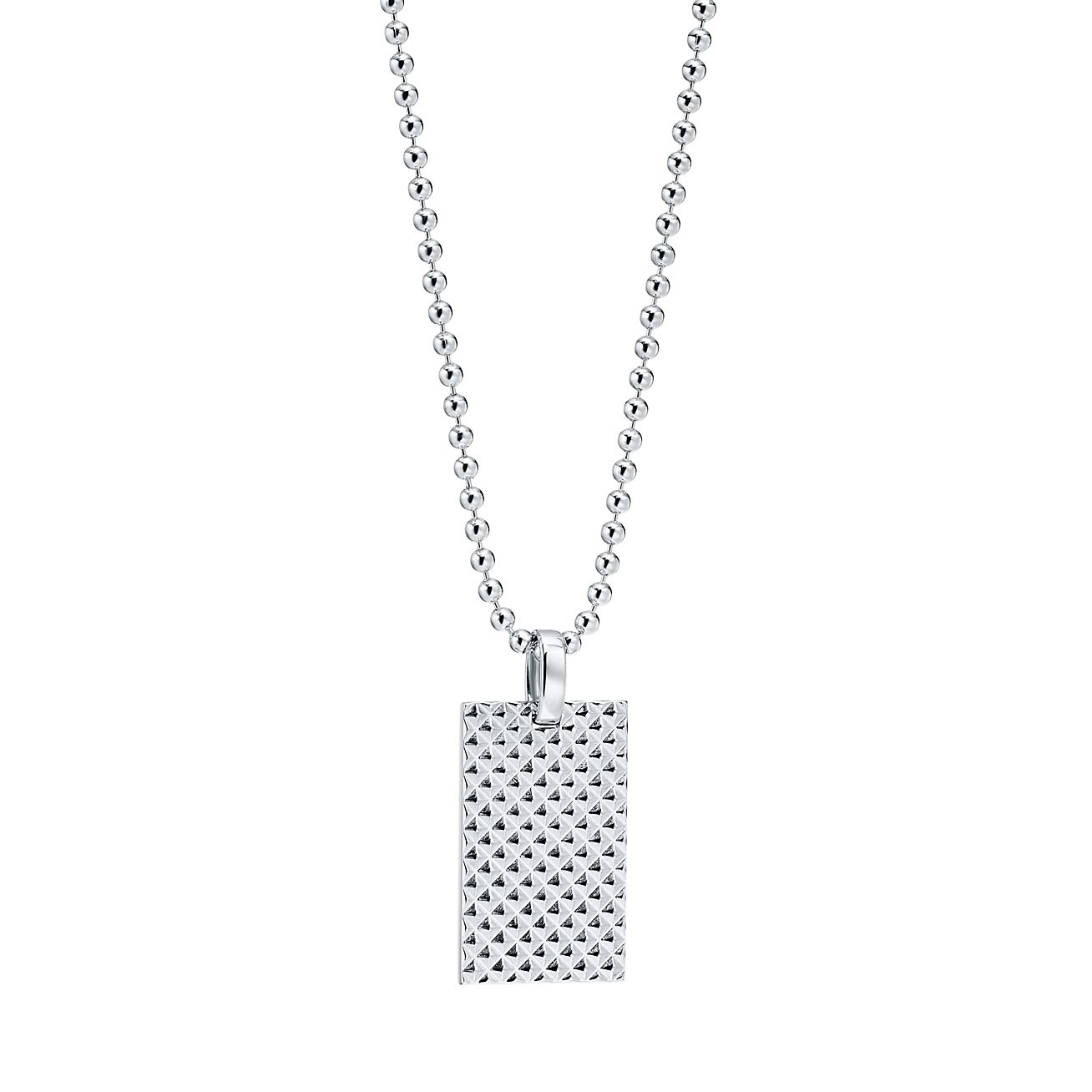Diamond Point Rectangle Pendant