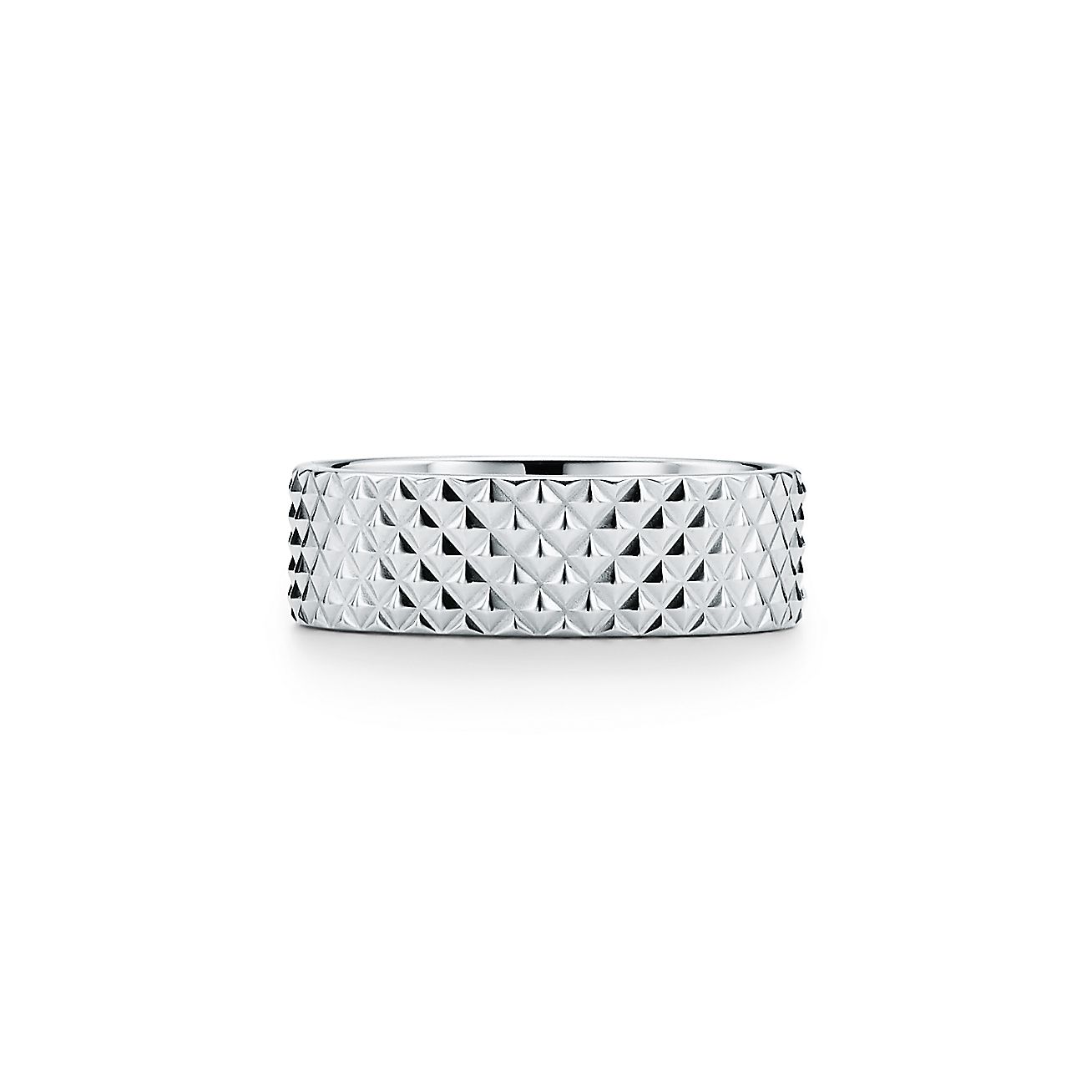 Diamond Point Wide Ring