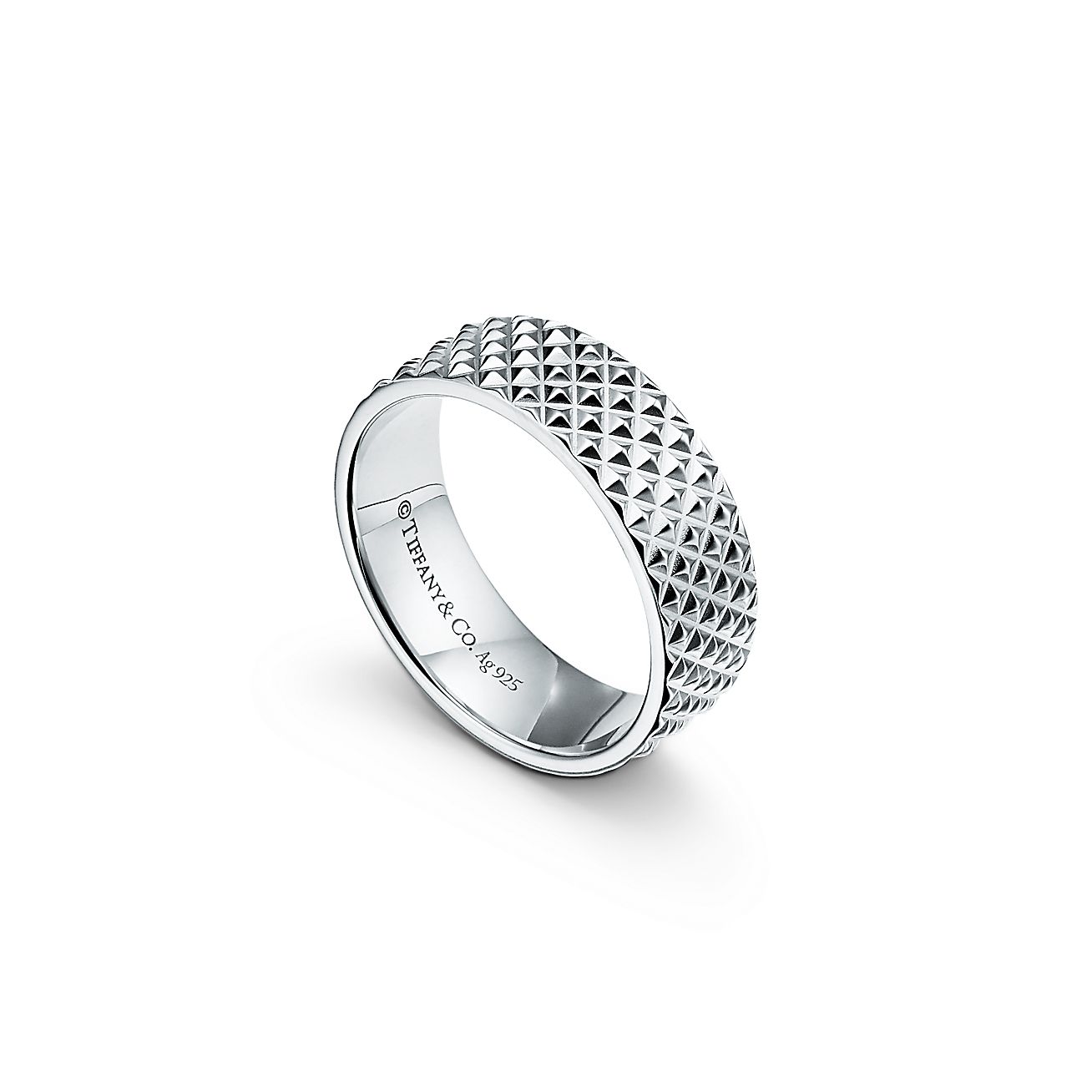 Diamond Point Wide Ring