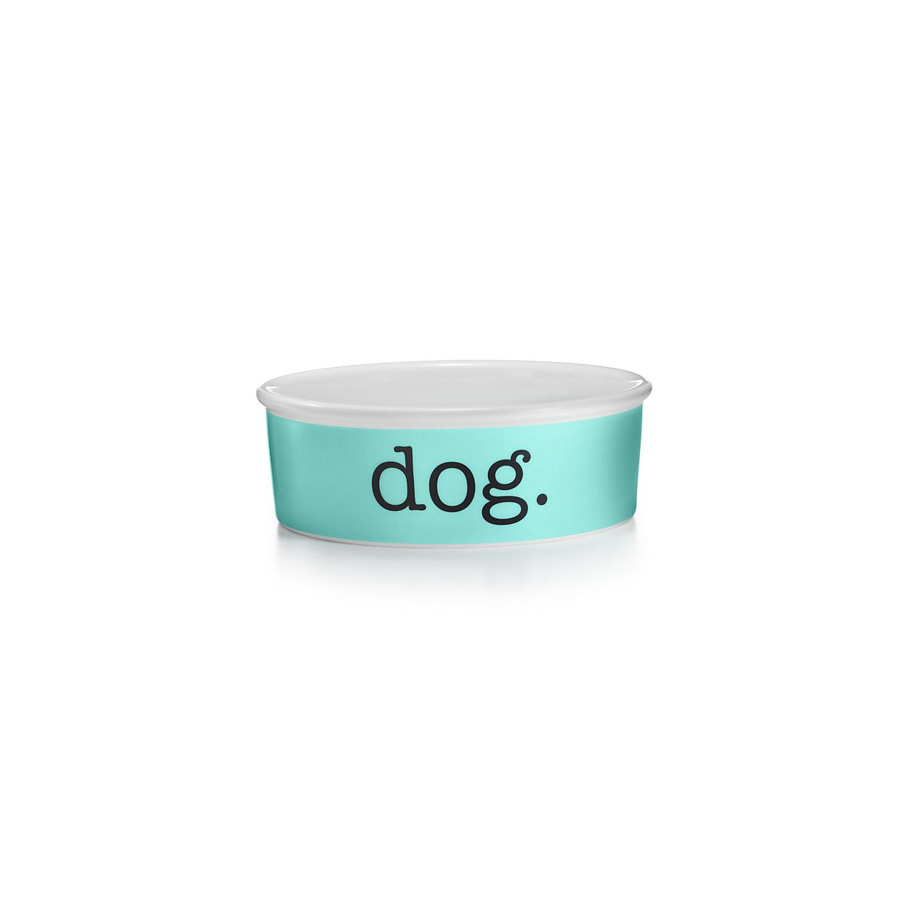 Dog bowl in bone china, extra small.