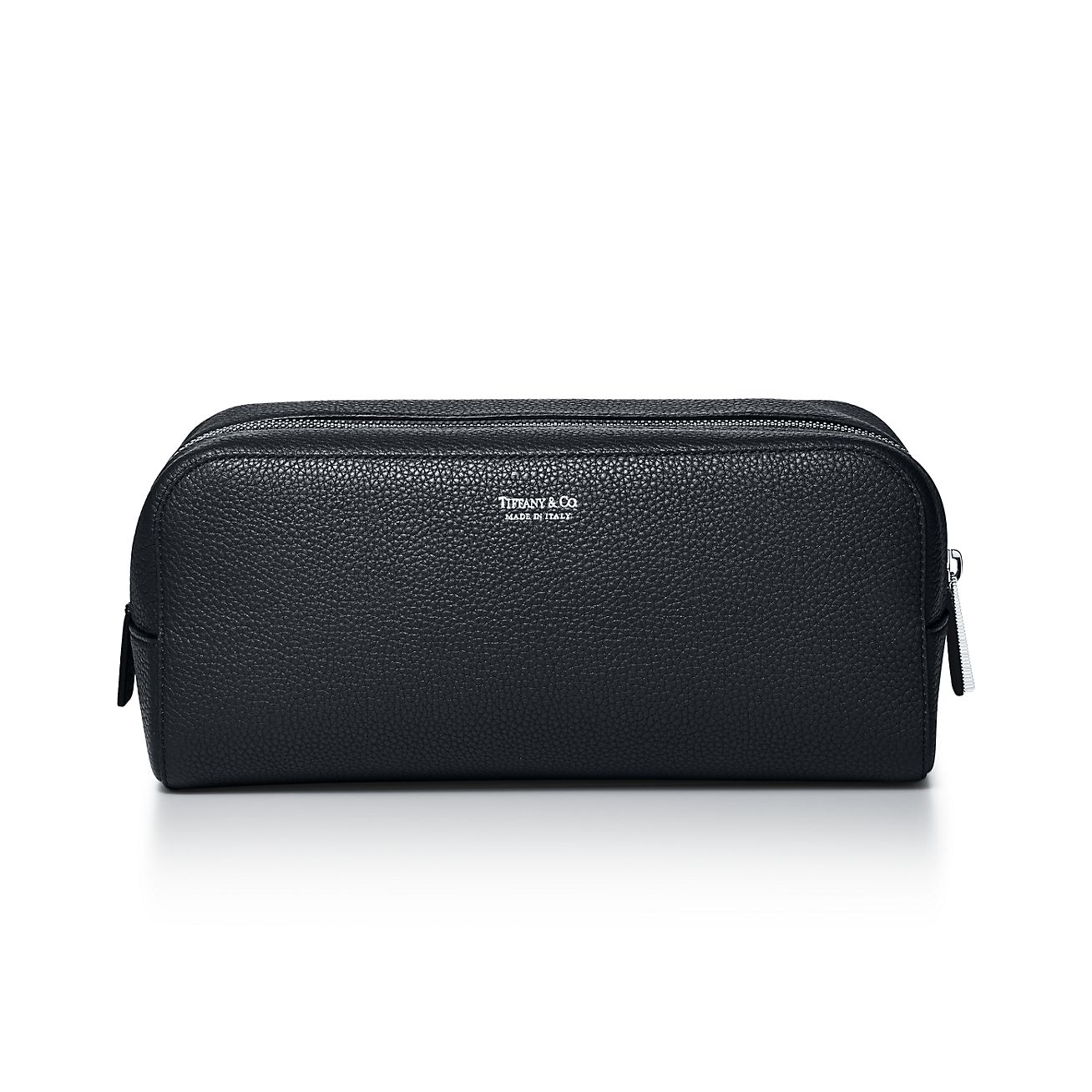 black leather dopp kit