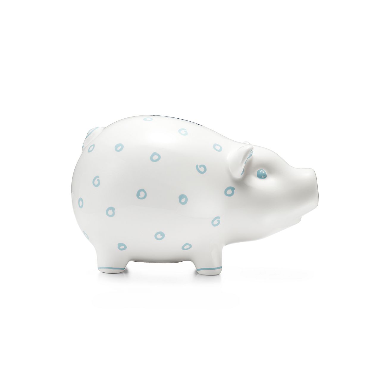 Dot piggy bank in earthenware with 