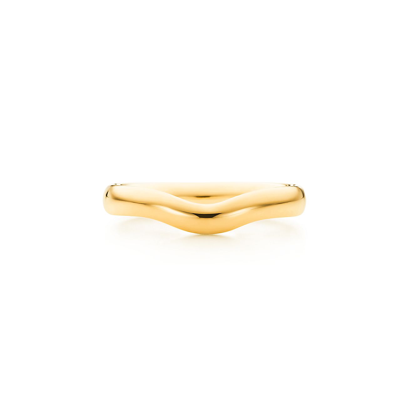 Elsa Peretti® wedding band ring in 18k gold, 3 mm wide.
