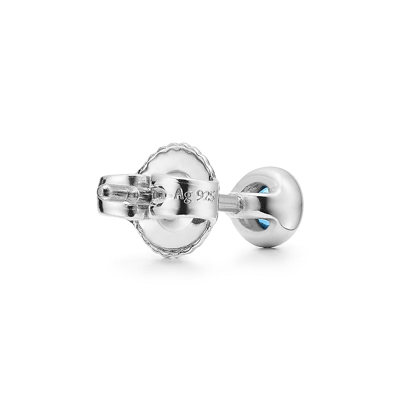 Elsa Peretti® Color by the Yard earrings in sterling silver with aquamarines. - Alternate shot 1 - Alternate shot 2