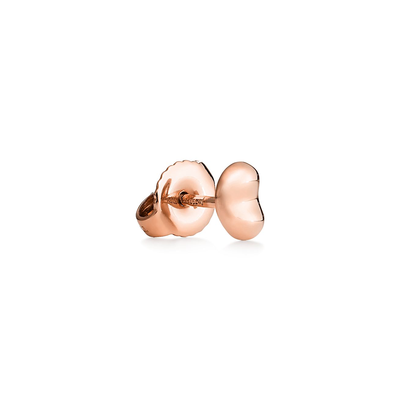 tiffany gold bean earrings