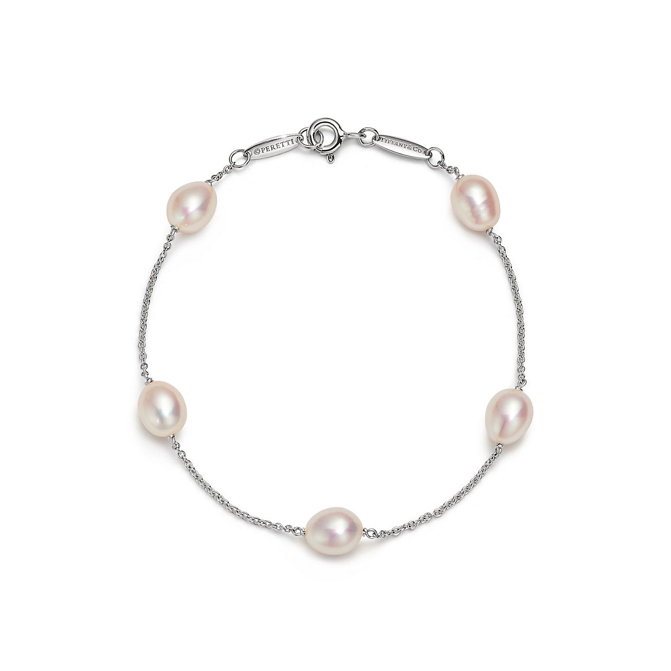 Bracelet Pearls by the Yard™ Elsa Peretti® en argent 925 millièmes. | Tiffany & Co.
