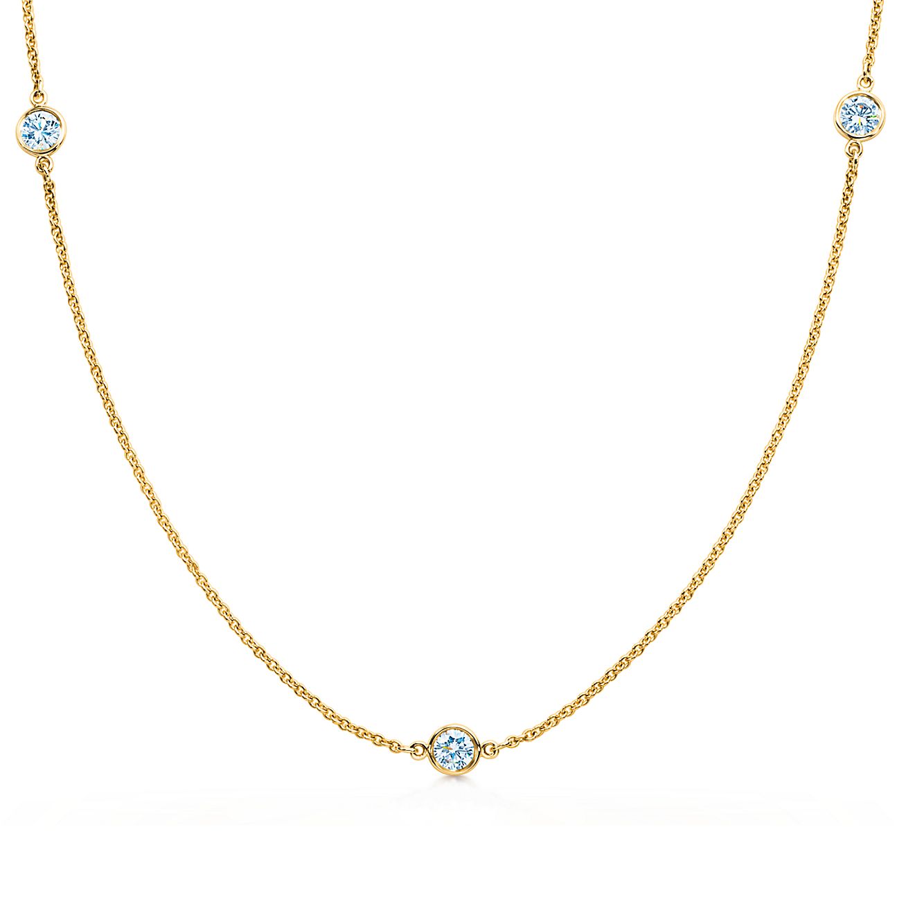 Tiffany and co elsa deals peretti diamond necklace