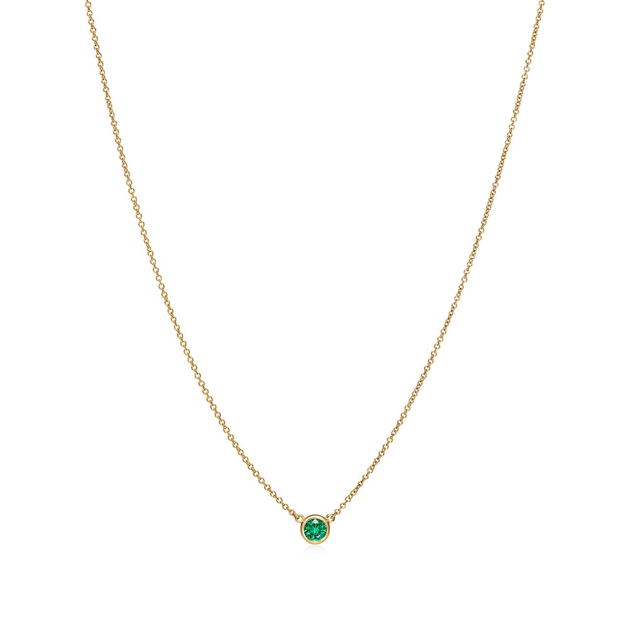 necklace in tiffany advert