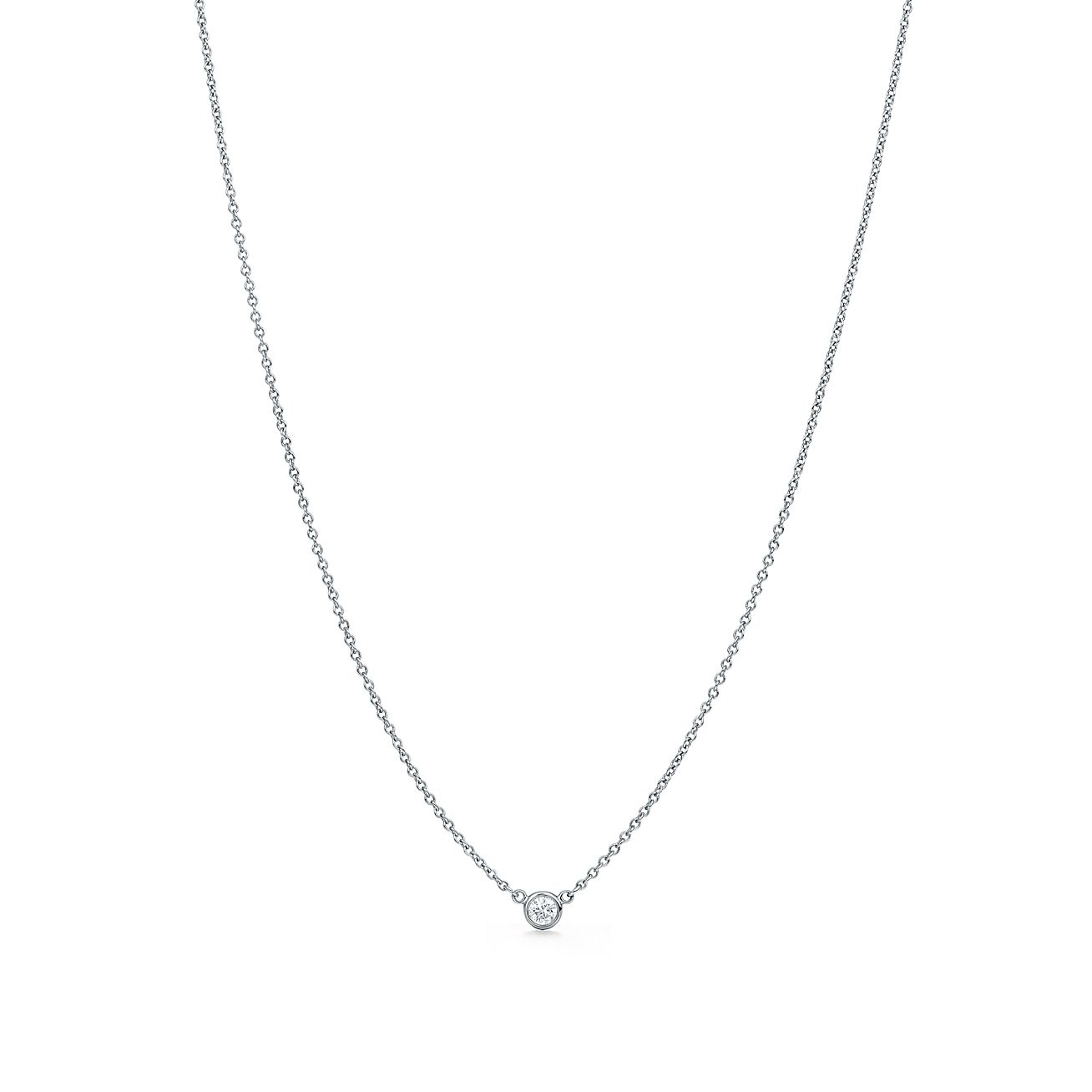 elsa peretti diamonds by the yard necklace platinum