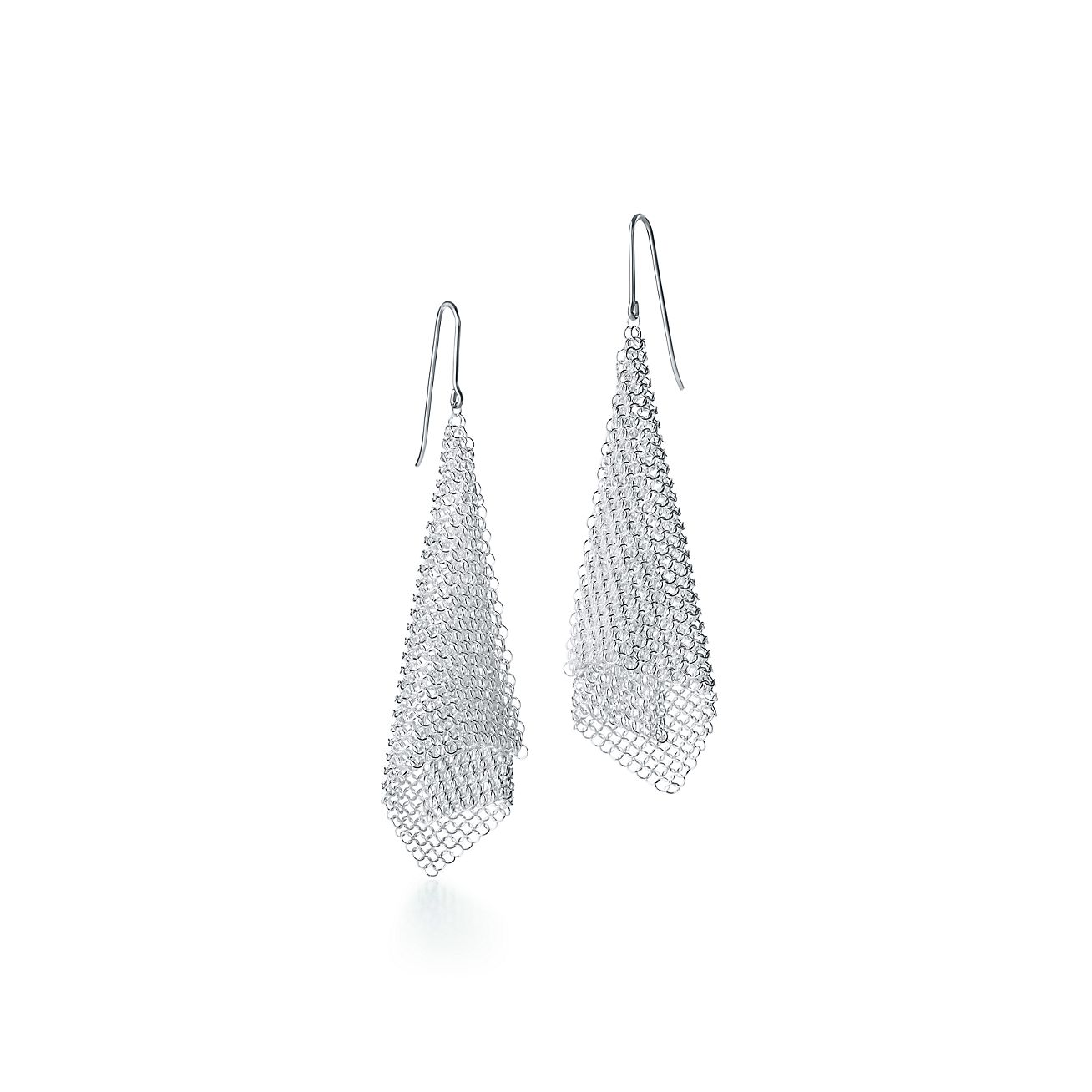 tiffany and co mesh earrings