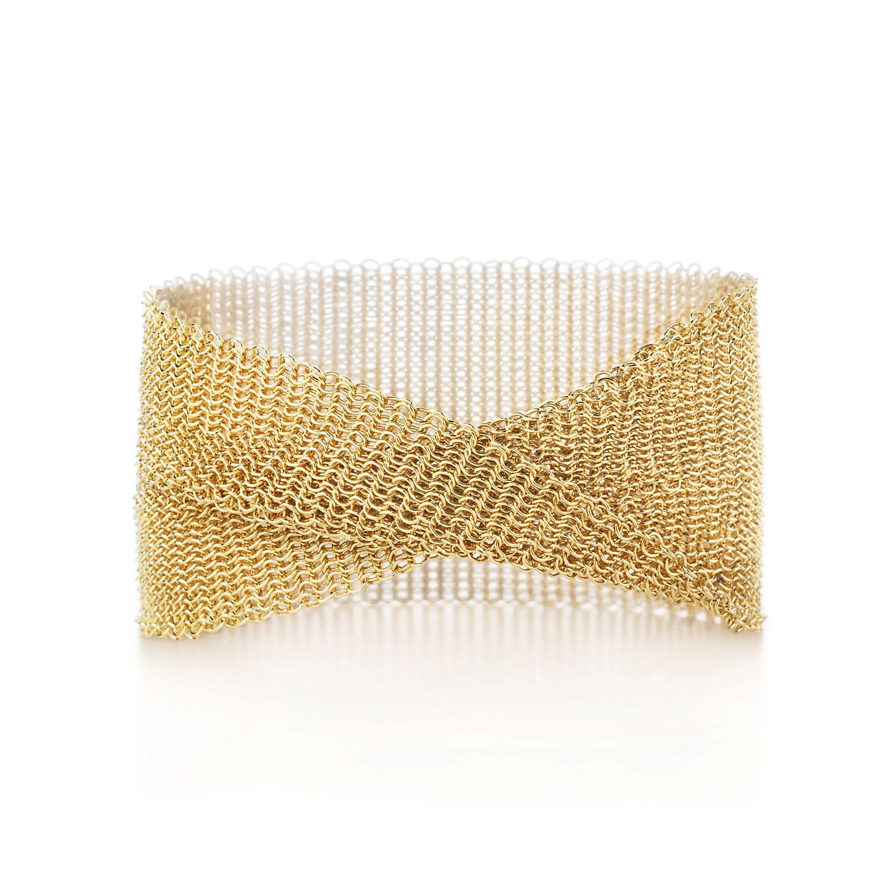 tiffany gold mesh bracelet