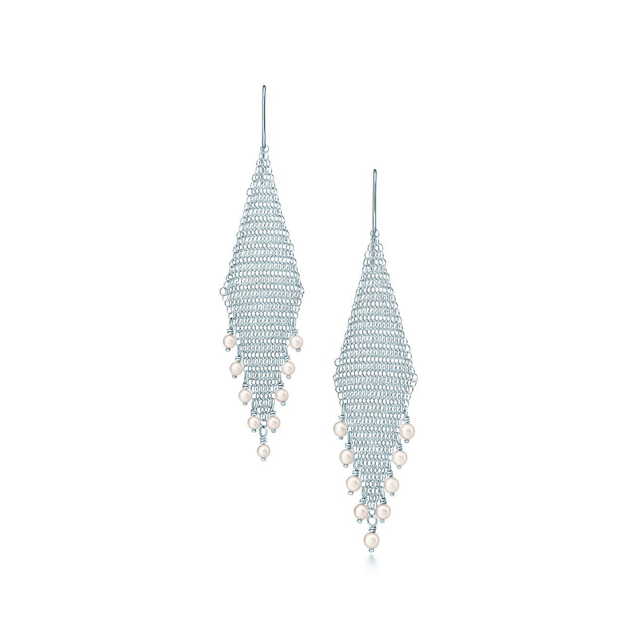 elsa peretti mesh fringe earrings