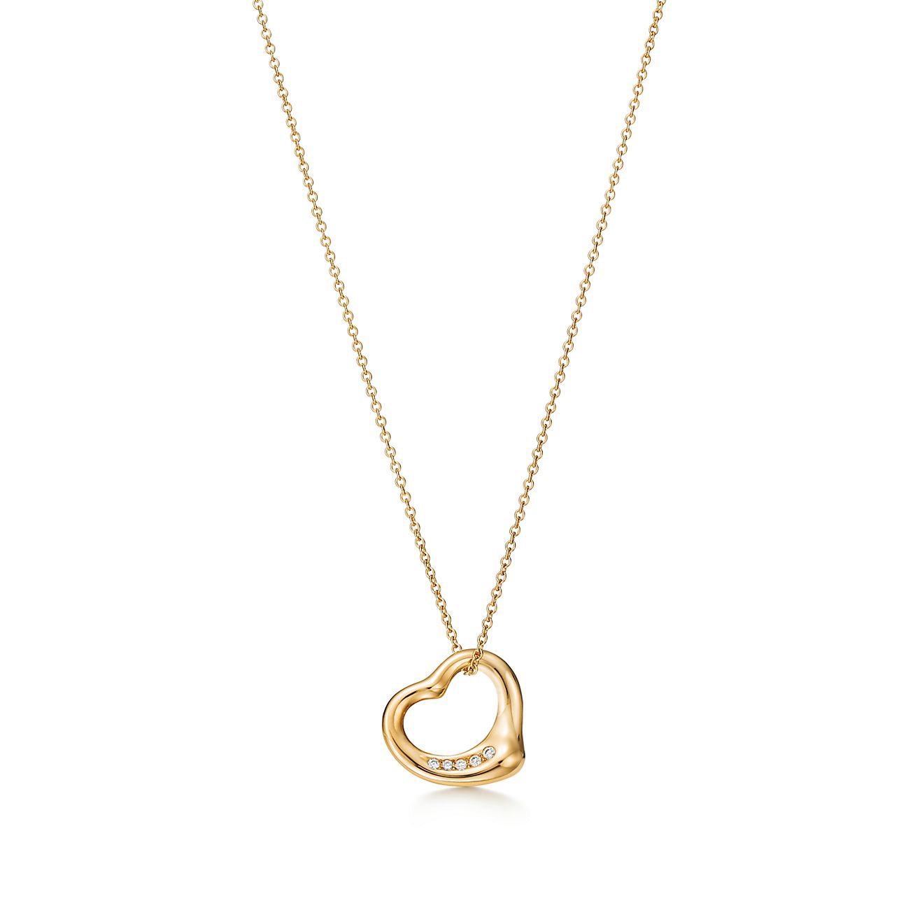 Tiffany & store Co. Elsa Peretti Open Heart Pendant