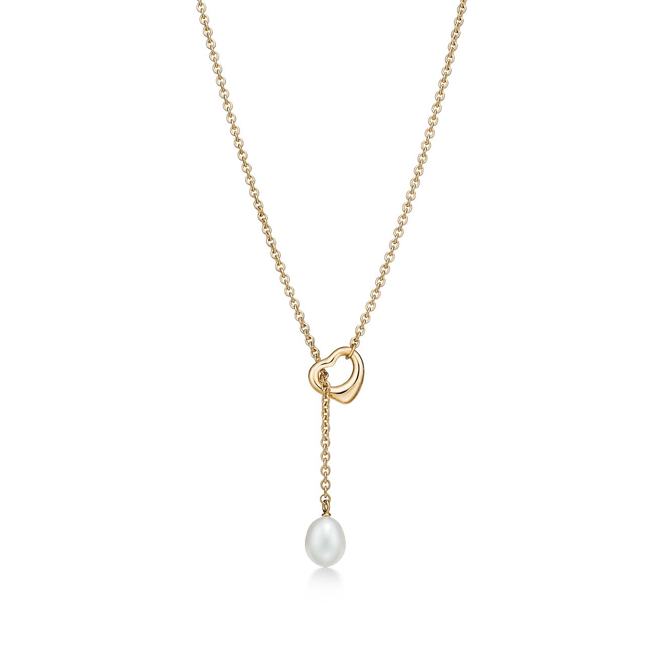 tiffany open heart lariat