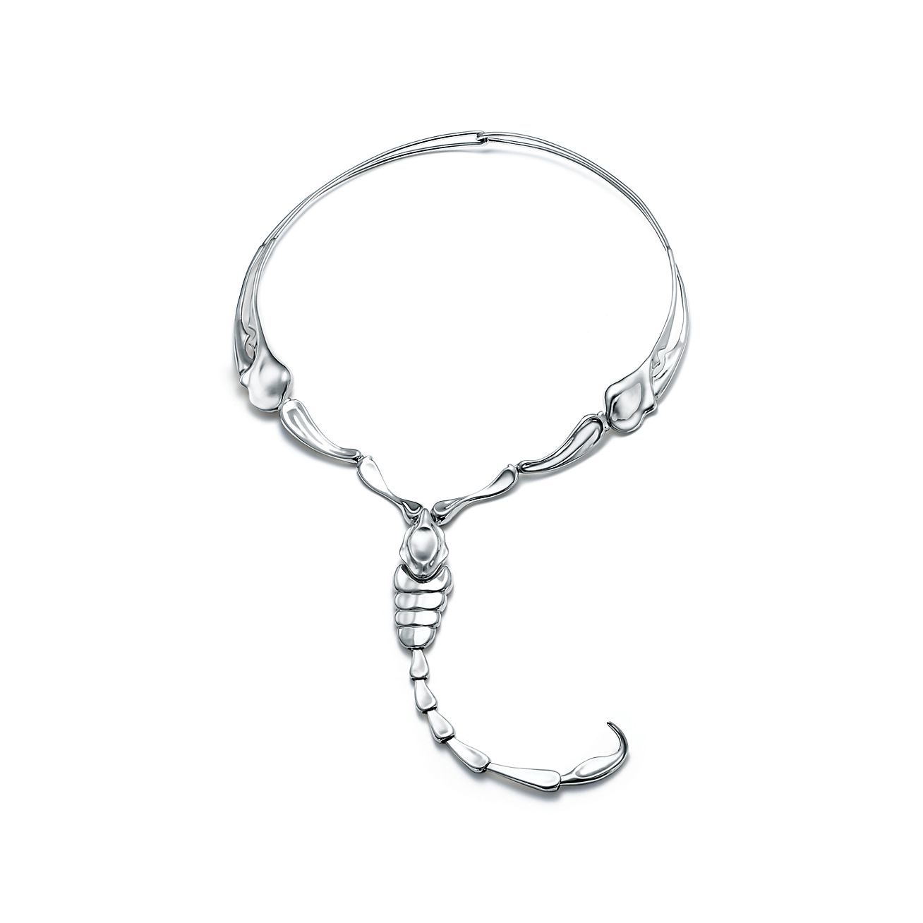 Elsa Peretti® Scorpion necklace in 