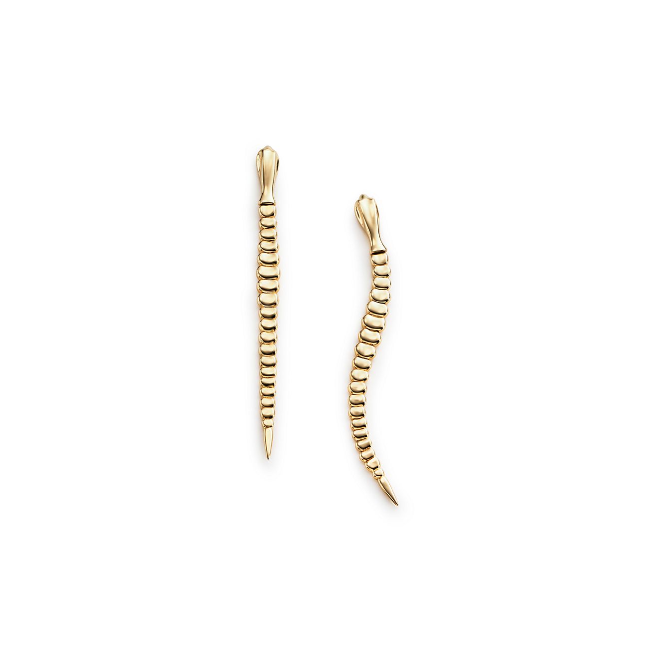 Elsa Peretti® Snake earrings in 18k 