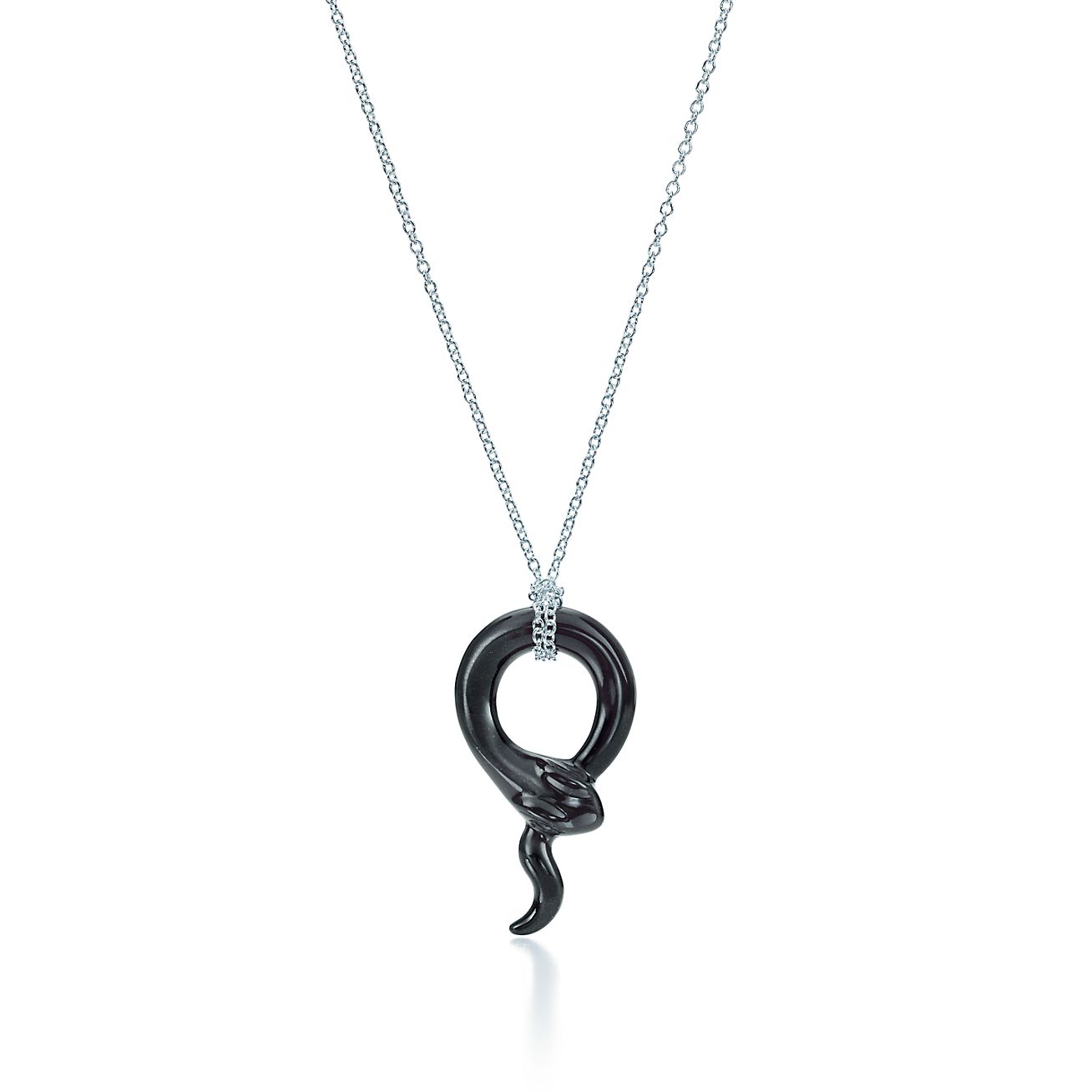 Elsa Peretti® Snake pendant in sterling 