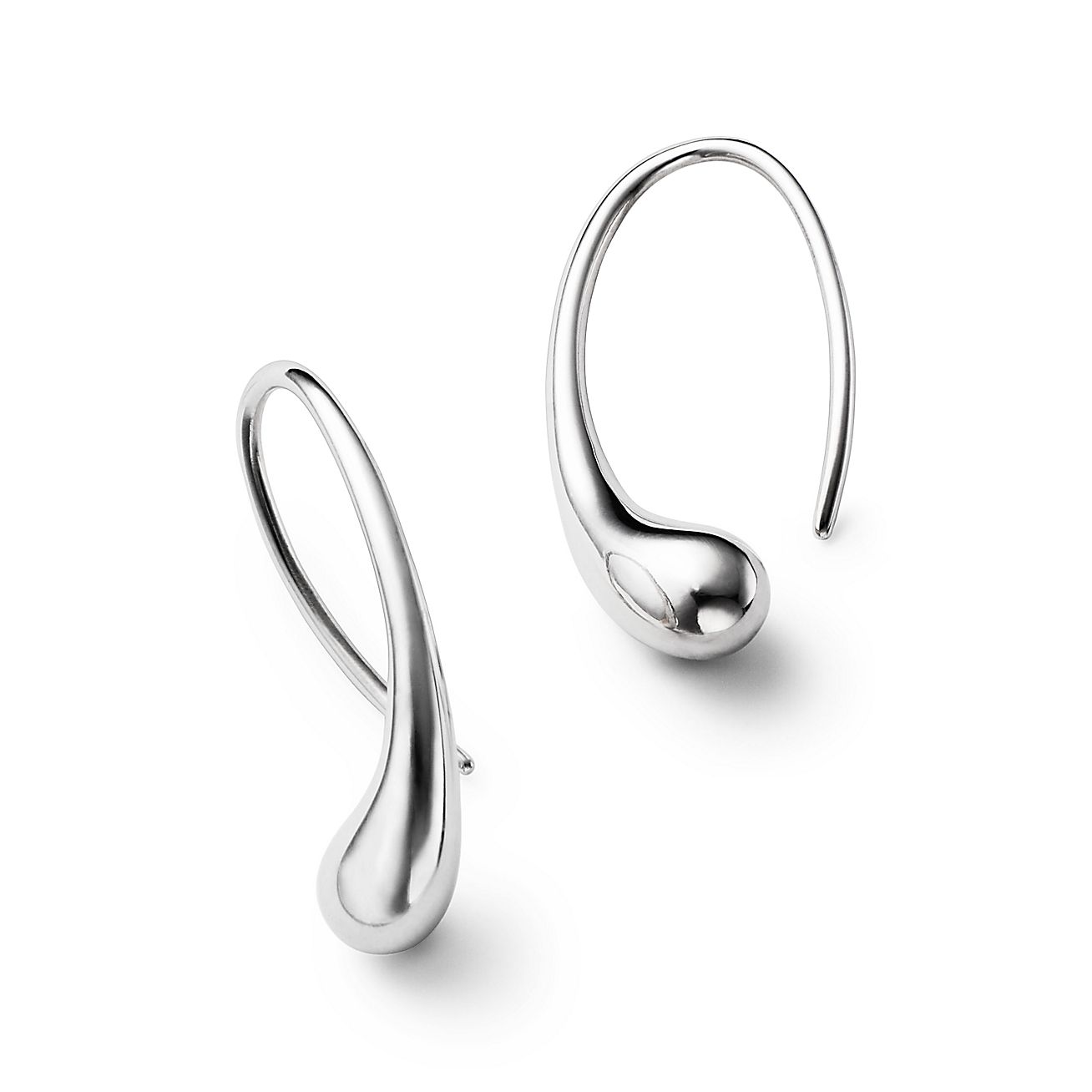 Tiffany & Co. Elsa Peretti Sterling Silver Teardrop Stud Earrings