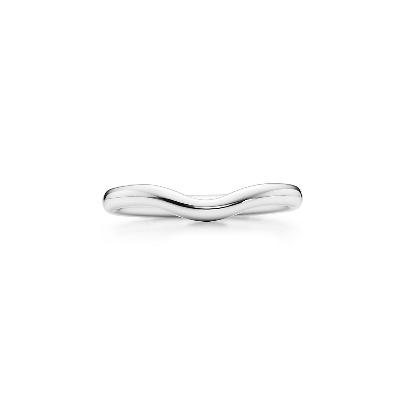 Elsa Peretti® curved wedding band ring in Tiffany CA