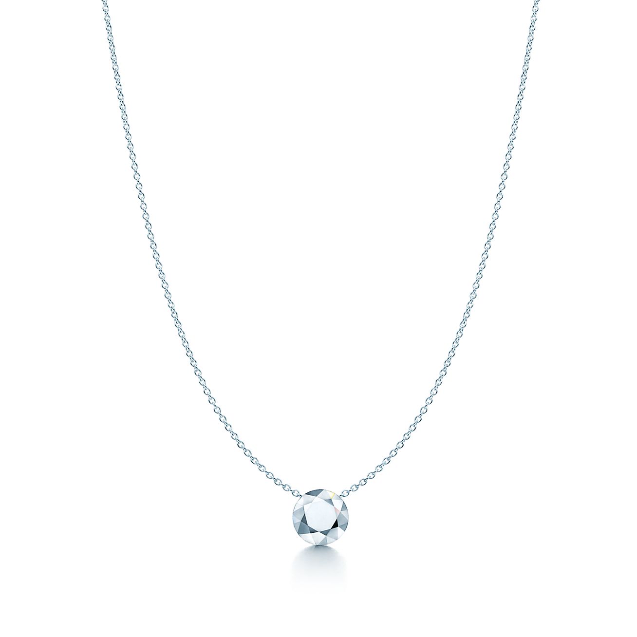 Tiffany two carat deals pendant necklace