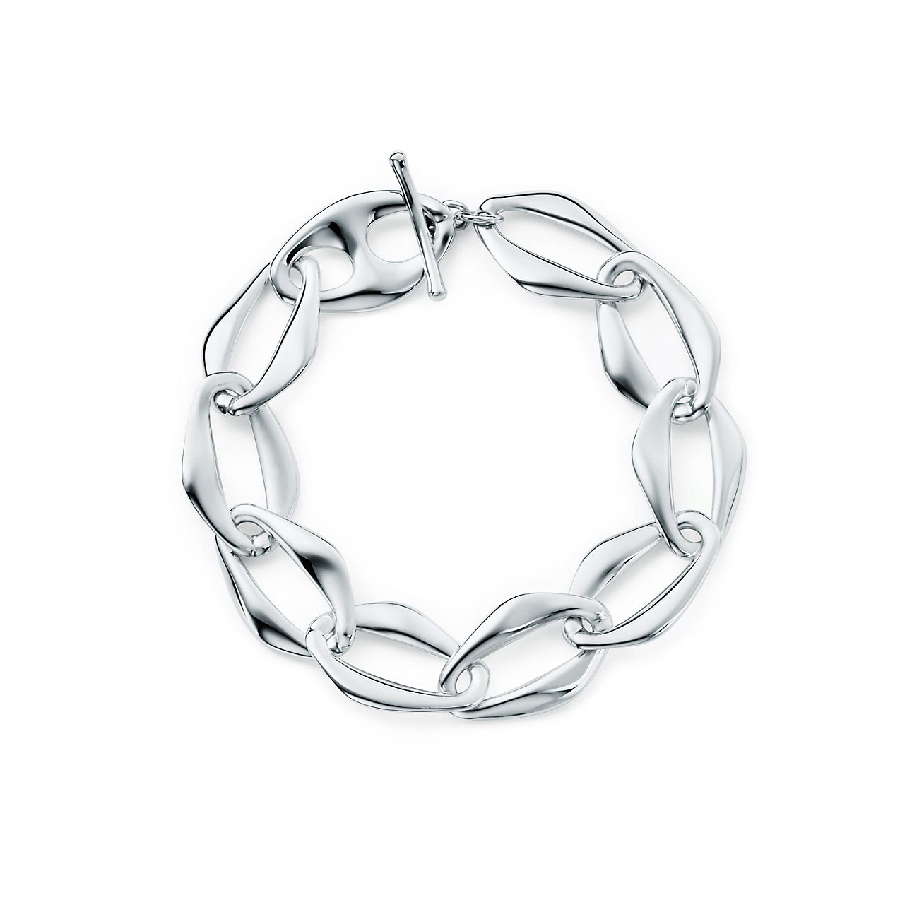 Elsa Peretti® Aegean link bracelet in sterling silver, small. | Tiffany ...