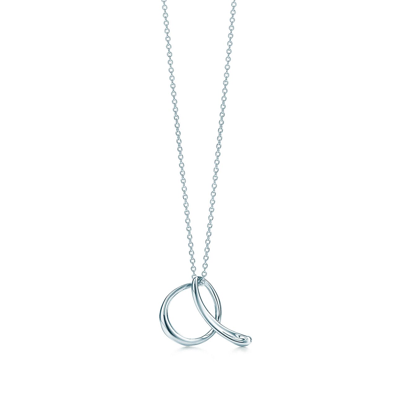 Elsa Peretti Letter Pendant Sterling Silver Small Letters A Z Available Tiffany Co
