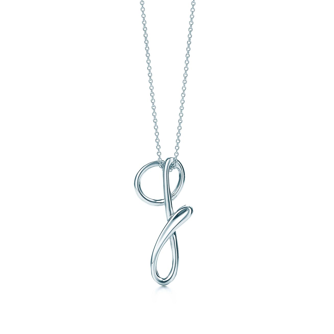 tiffany initial necklace