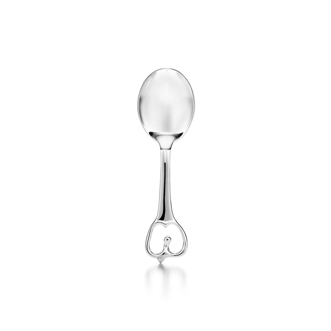 Elsa Peretti® Eternal Circle feeding spoon in sterling silver.