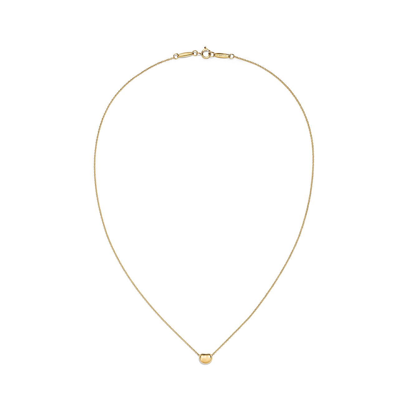 Elsa Peretti® Bean® design Pendant in Yellow Gold, 6.5 mm - Alternate shot 1 - Alternate shot 2 - Alternate shot 3 - Alternate shot 4 - Alternate shot 5