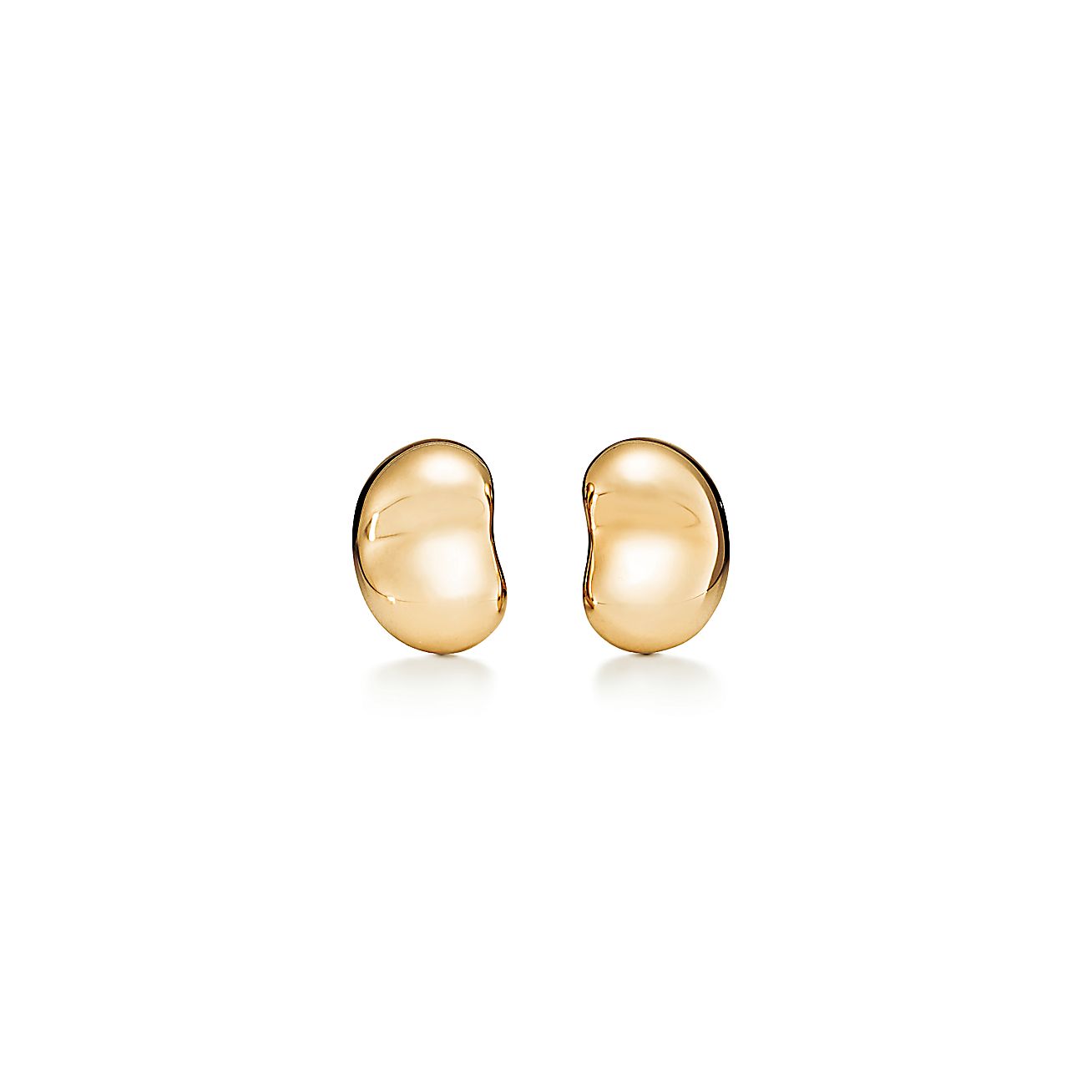 Elsa Peretti® Bean® design Earrings in Yellow Gold, 9 mm