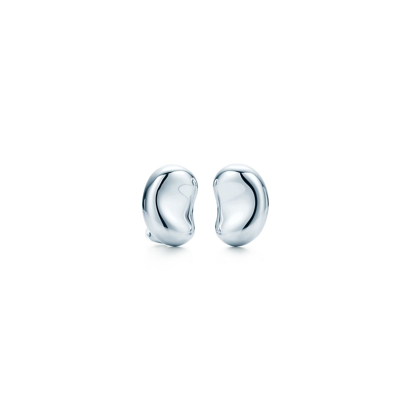 tiffany silver bean earrings