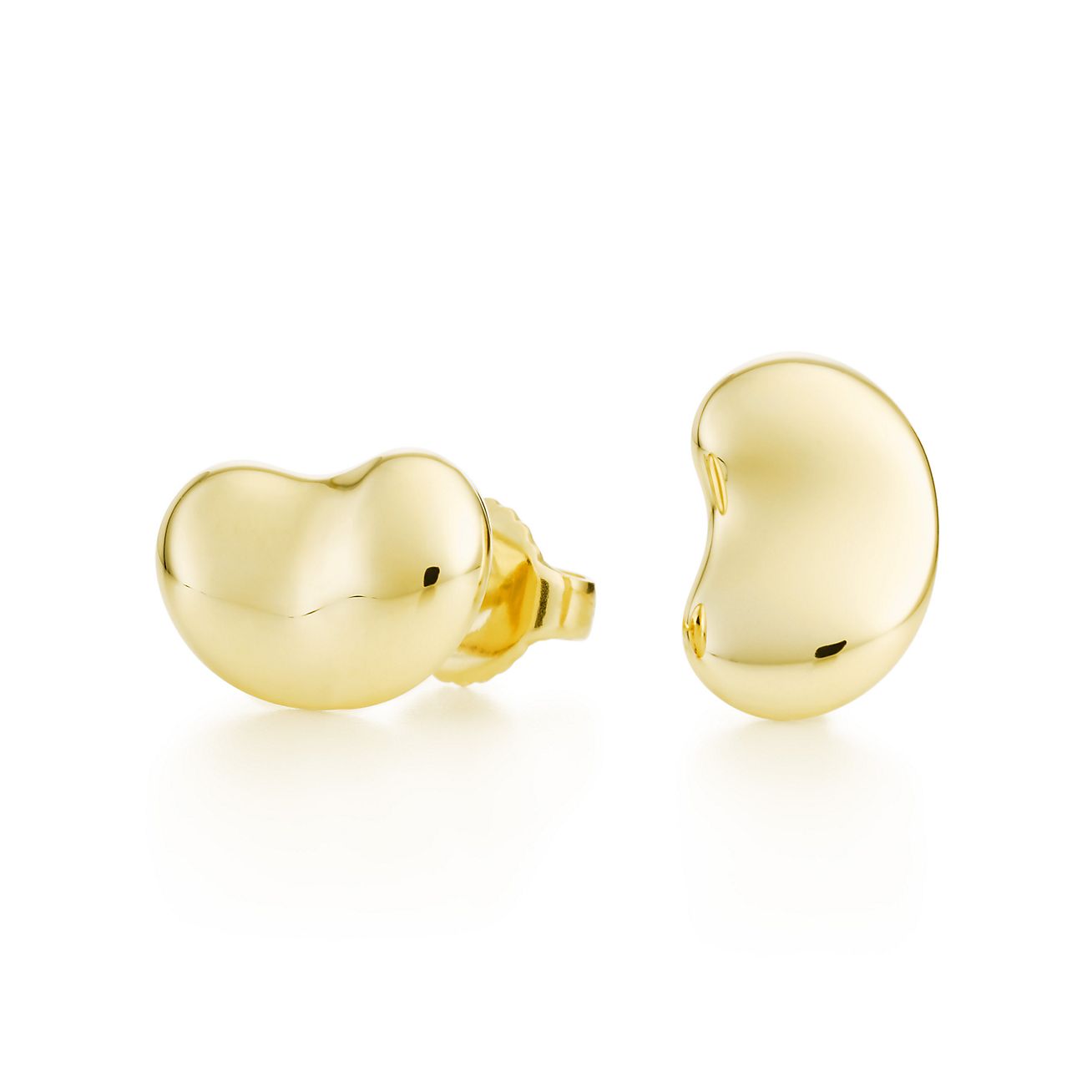 bean design earrings