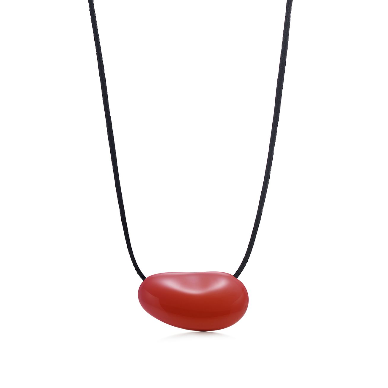 tiffany red necklace