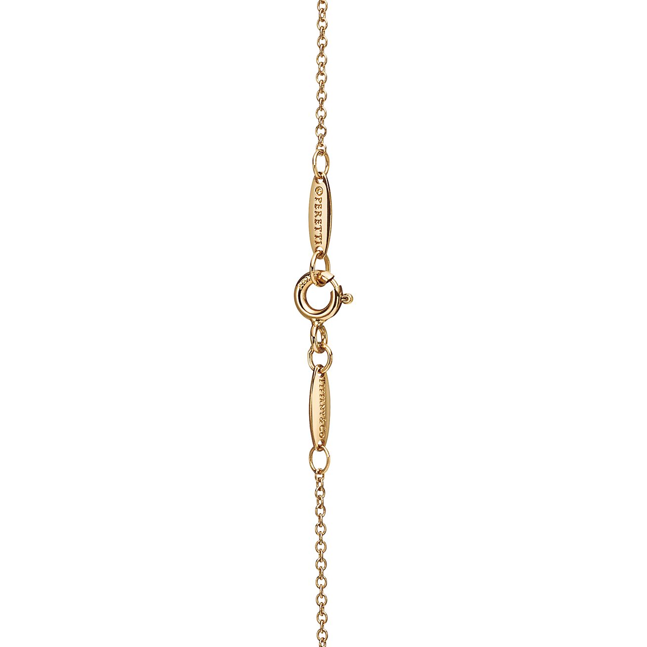 Elsa Peretti® Bean® design Pendant in Yellow Gold, 18 mm