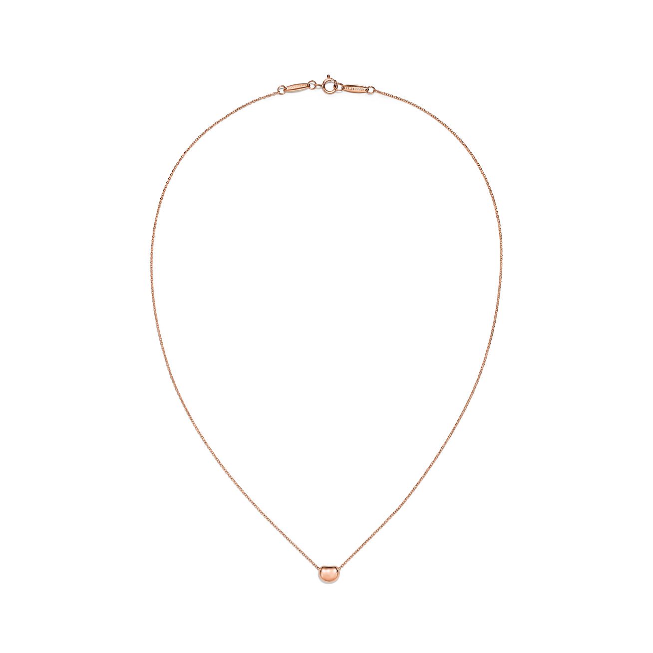 Elsa Peretti® Bean® design Pendant in Rose Gold, 6.5 mm