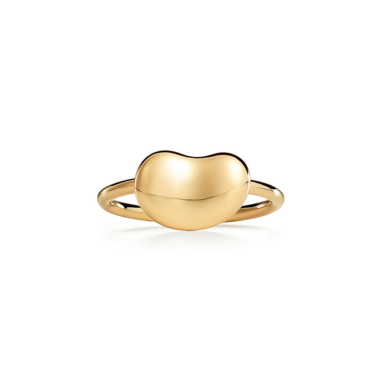 Elsa Peretti® Bean® design Pillbox in Sterling Silver and Yellow Gold