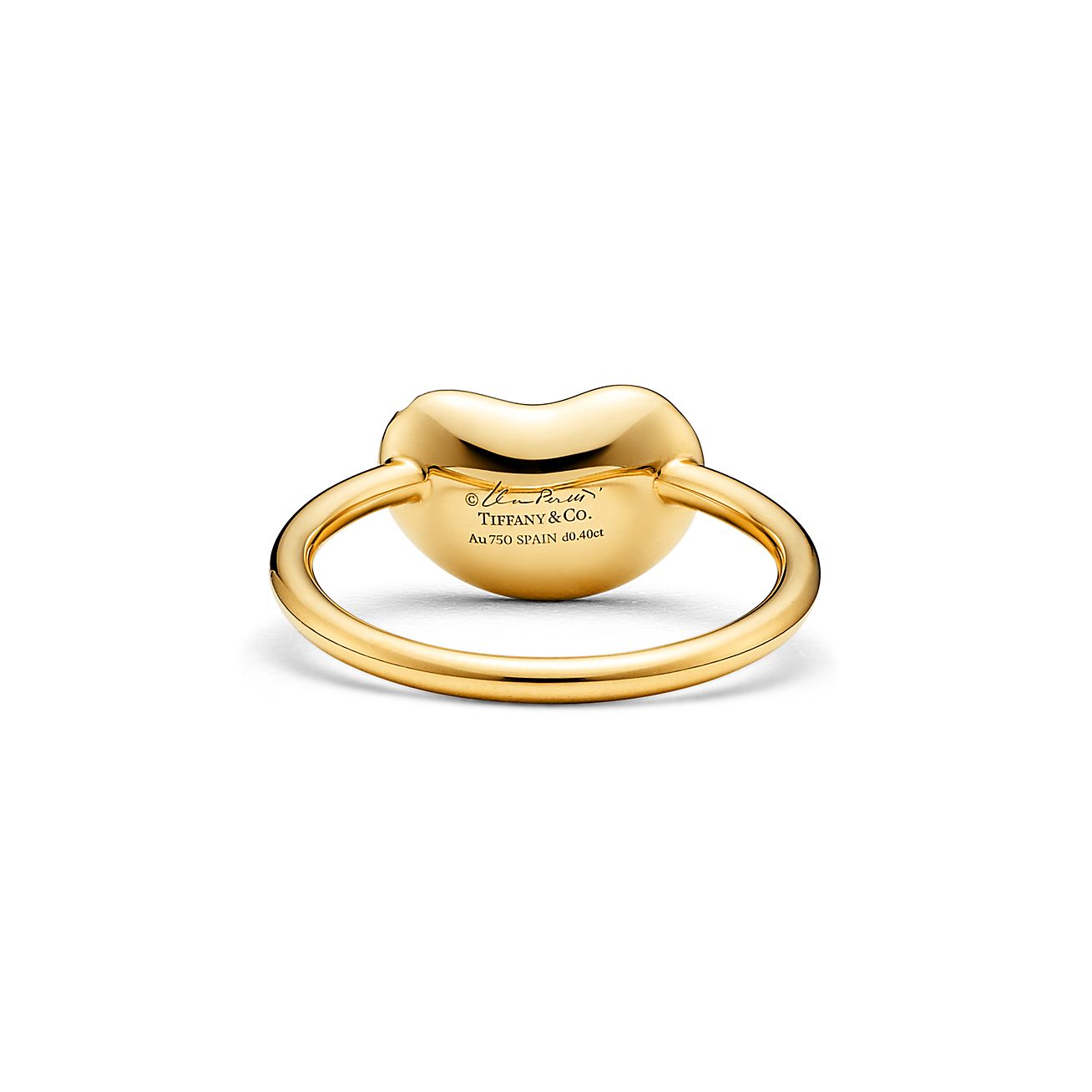 Elsa Peretti® Bean® design Wire Ring in Yellow Gold with