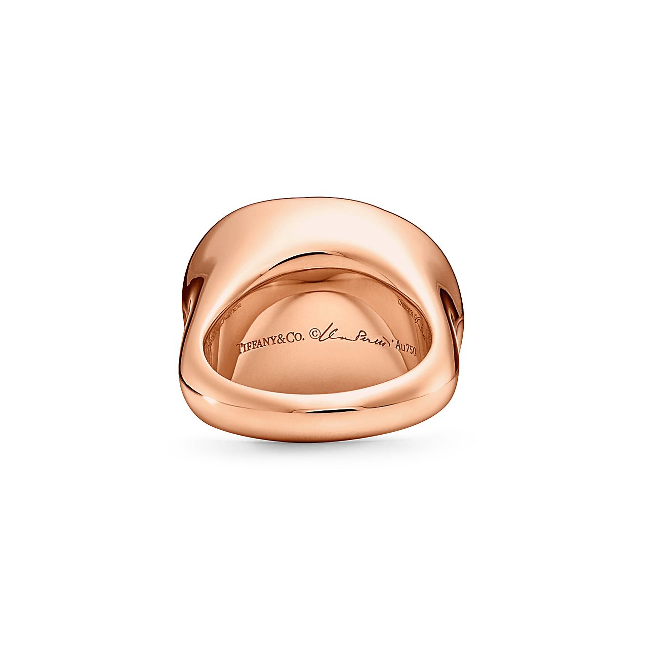 [Tiffany] Elsa Peretti ロッククリスタル カボションリング Elsa Peretti® Cabochon ring in sterling silver with rock