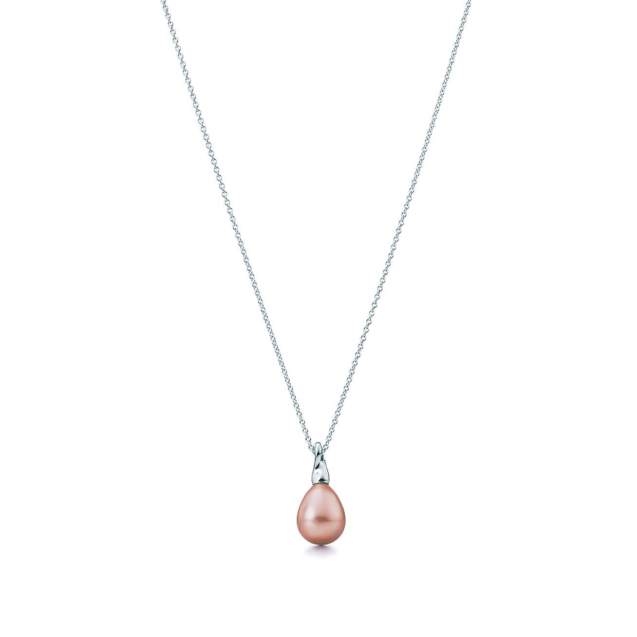 tiffany cat island pearl pendant