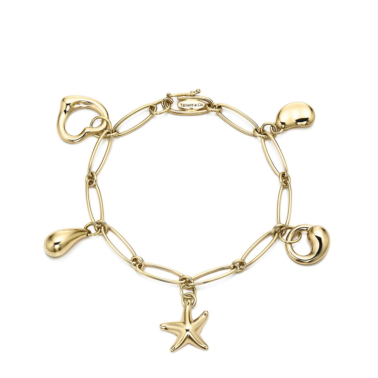 Elsa Peretti® charm bracelet in 18k 