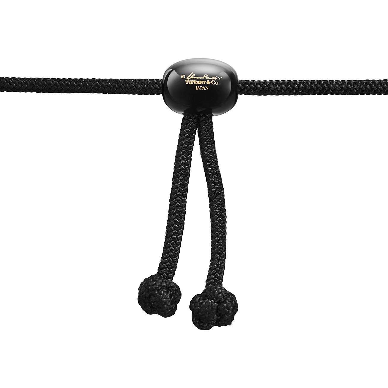 Elsa Peretti® Bean® design Necklace in Black Lacquer over Japanese Hardwood - Alternate shot 1 - Alternate shot 2