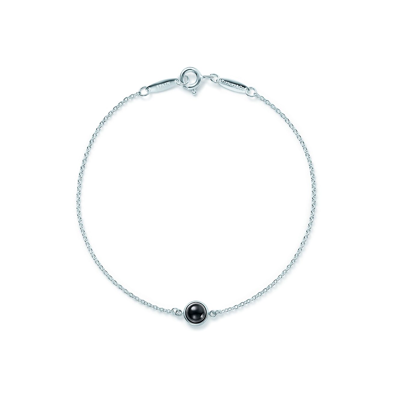 Natural Black Spinel 925 Sterling Silver Tennis Bracelet Jewelry – SHINE  JEWEL