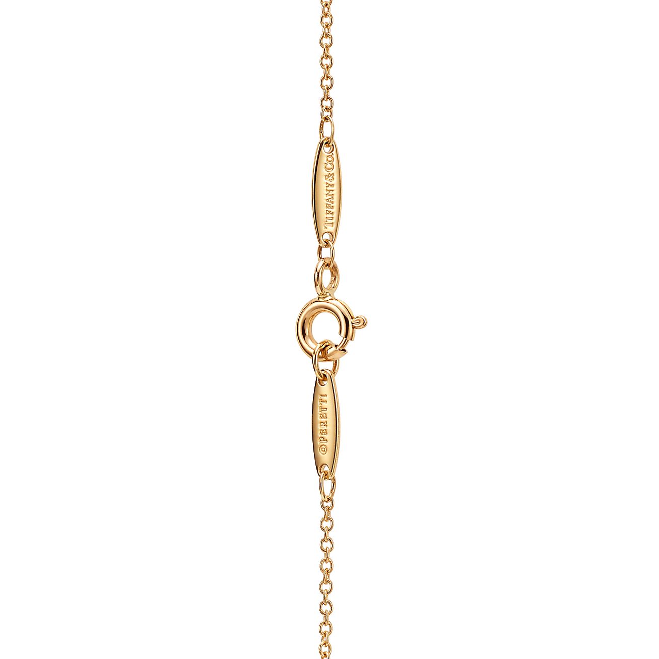 【Tiffany & Co】Elsa Peretti Color by the Yard Bracelet Elsa Peretti® Color by the Yard Black Jade Bracelet in