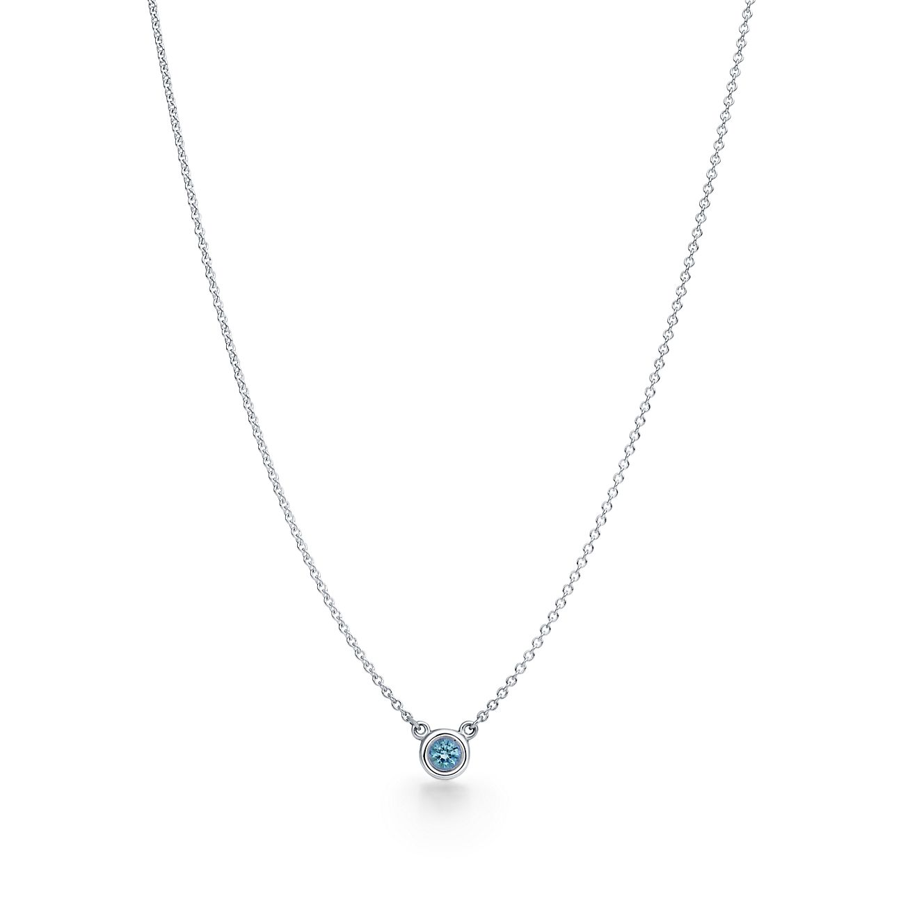 tiffany and co aquamarine necklace